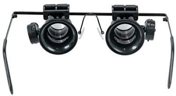 Лупа-очки Veber Jewel Vizor R2, с подсветкой