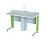 Стол лабораторный ученический c бортиком и сантехникой арт. PLM27639