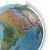 Рельефный глобус, с надписями на английском языке арт. ФгК26825