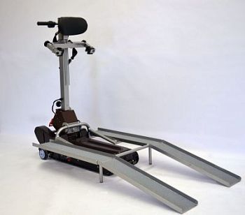 Гусеничный подъемник БАРС УГП-130-3 (с платформой и пандусом)