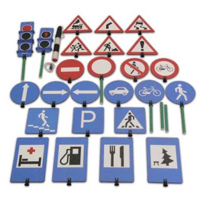 Детский игровой комплект «Азбука дорожного движения» арт. АЛ12709