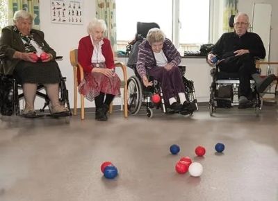 Мяч для игры в Бочча (синий)