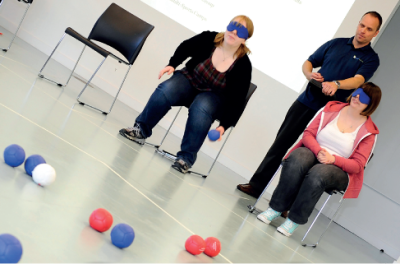 Бочча для незрячих, тактильная (сетка) арт. ИА22833