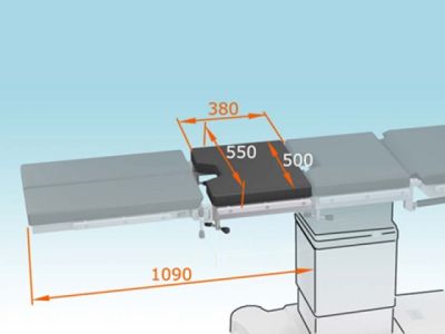 Комплект КПП-28 для удлинения панели операционного стол арт. Md21603