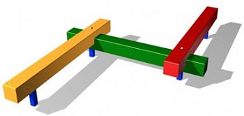 Детский гимнастический бум Змейка арт. AQ17259