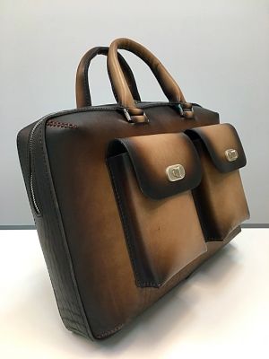 Портфель Deal (ручная работа, натуральная кожа), коричневый