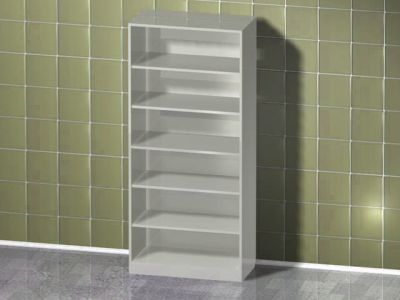 Шкаф с четырьмя полками (без дверей)