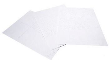 Бумага для печати рельефно-точечным шрифтом Брайля формата А4 (250 листов в пачке) арт.ЭГ13955