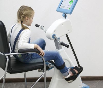 МОТО - роботизированный велоэргометр с БОС для активно-пассивной механотерапии конечностей