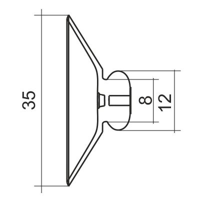 Присоска универсальная SC-35, диаметр 35 мм