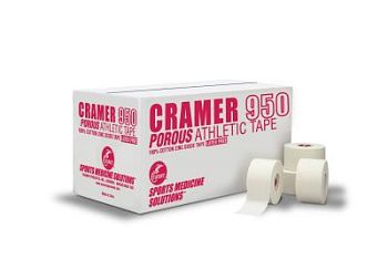 Тейп для спортивных тренировок 950 Athletic Trainer-s Tape, Белый, 24 рулона в уп., 1,2смх9м