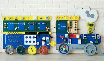 Бизиборд «Озорной паровозик» арт. ПрТ28026