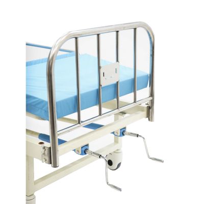 Кровать медицинская механическая c инклинометрической рамой МЕТ NOX