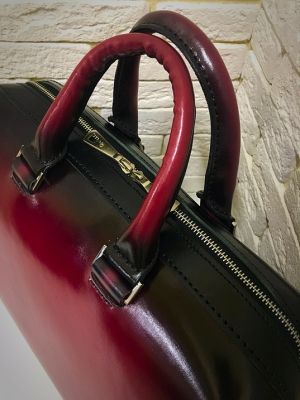 Портфель Deal (ручная работа, натуральная кожа), бордовый