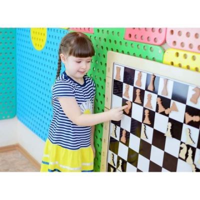 Настенная игра «2 в 1 шашки + шахматы»
