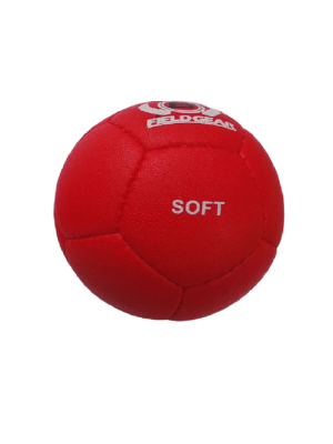 Мяч для игры в Бочча (красный) мягкий