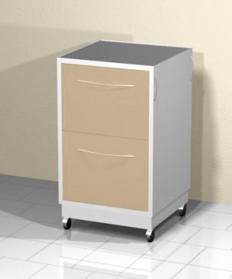 Передвижная тумба с 2 ящиками