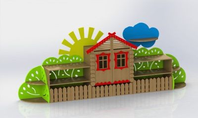 Стенка «Утро в деревне» арт. MKr24111