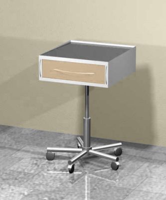 Передвижной столик с 1 ящиком