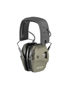 Активные наушники для стрельбы и охоты ARTELV КРЕЧЕТ (зеленые)