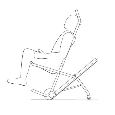 Эвакуационное кресло для маломобильных групп населения КСС-02