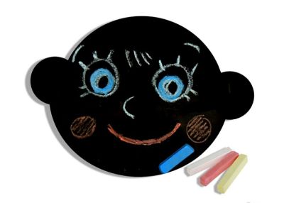 Фигурная грифельная меловая доска «Эмоции на лице» арт. ПрТ27704