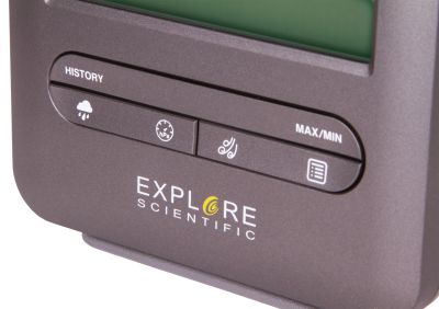 Метеостанция Explore Scientific «5 в 1» Wi-Fi с цветным дисплеем, черная