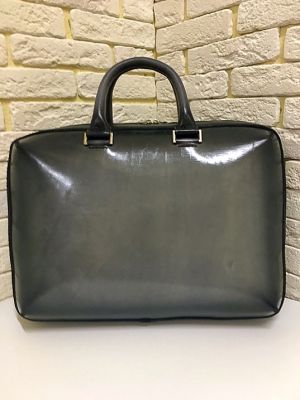 Портфель Deal (ручная работа, натуральная кожа), серый