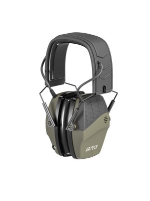 Активные наушники для стрельбы и охоты ARTELV КРЕЧЕТ (зеленые)