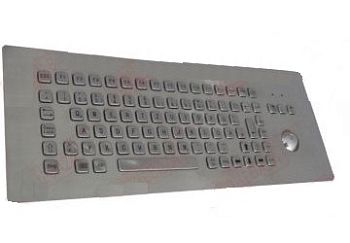 Металлическая антивандальная клавиатура c Track ball трекбол trackball TG-PC-F2-EM арт. ТчБ24264