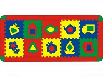 Коврик напольный Геометрические фигуры арт. 13680