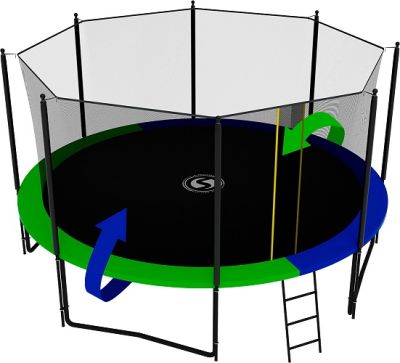 Батут SWOLLEN Classic Black 14 FT арт. SW28292